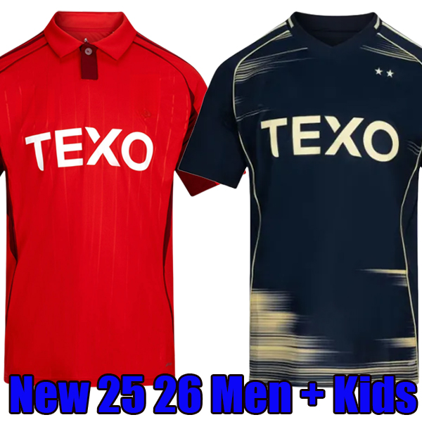 2025 Aberdeen CLARKSON DEVLIN Soccer Jerseys 25 26 HELTNE NILSEN JENSEN McGRATH POLVARA MORRIS men kids kit Football Shirts Sports uniform