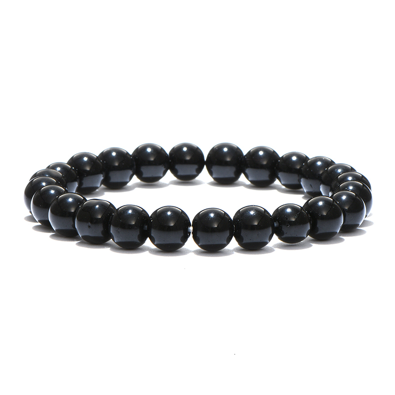 Noter Minimalist Natural Stone Beads Bracelet Charm Opal Tiger Eyes Braslet For Men Women Hand Jewelry Homme Yoga Braclet Gift