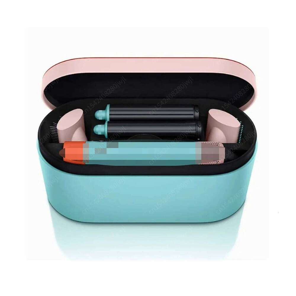 Dyson Airwrap Hs01/05 And Dryer Hd08 Hd15 Large Size PU Letter Storage Box For Sencicimen X9 Hair Styler Prussia Blue