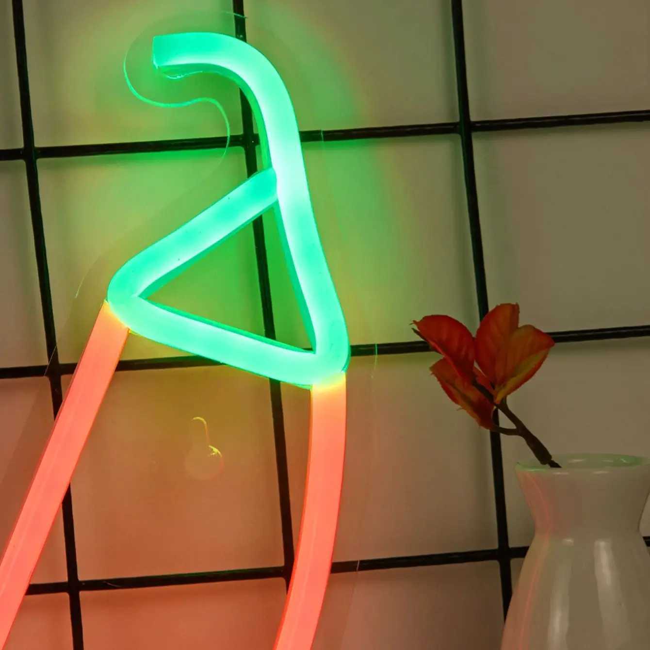 Chi-buy LED Neon Chilli Plant USB Powered Neon Signs Night Light 3D Wall Art Game Room Bedroom Living Room Decor Lamp Signs XJ250626