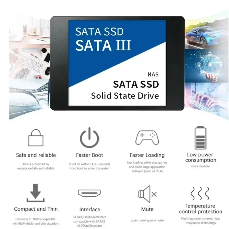 2025 New 4Tb SSD Sata Drive Sata3 2.5 Inch 2Tb 1Tb 560Mb/S High Speed Hard Disk Internal Solid State Drives For Laptop