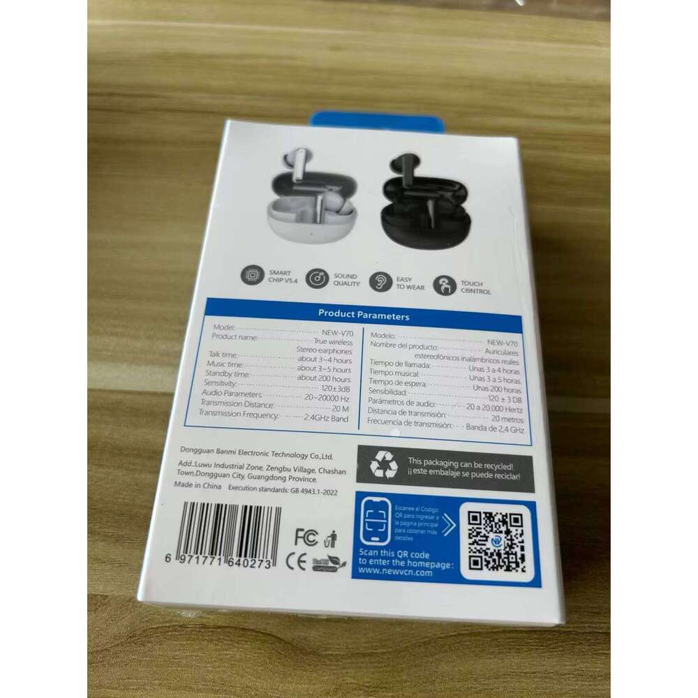 Bluetooth Earphones, Wireless Earbuds with Bluetooth 5.3, IPX5 Waterproof, Ultra Lightweight Design