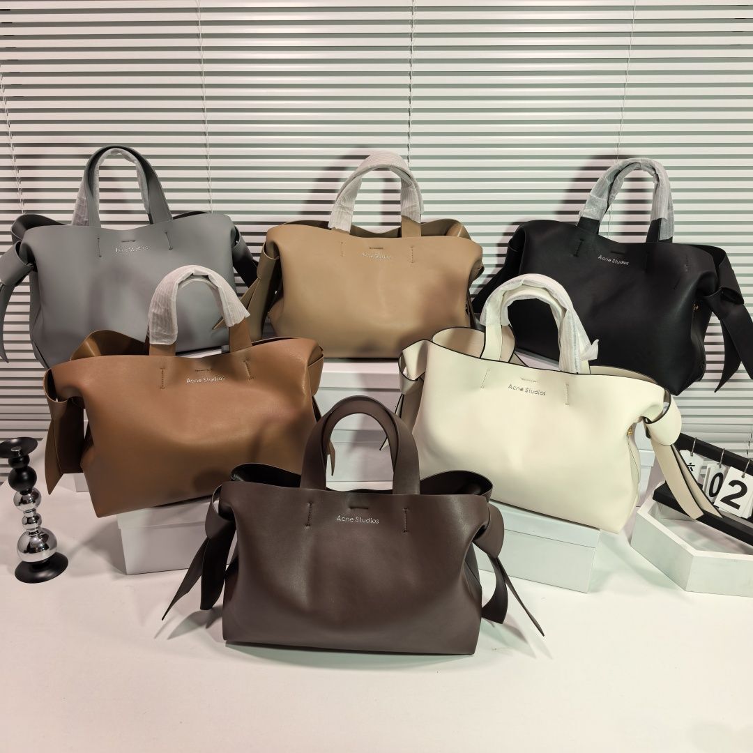 French Style 2025 Acne Women's Bag Studios Fashion Handbag Large Capacity Casual Shoulder Crossbody Bucket Tote Bag 150 f4 c