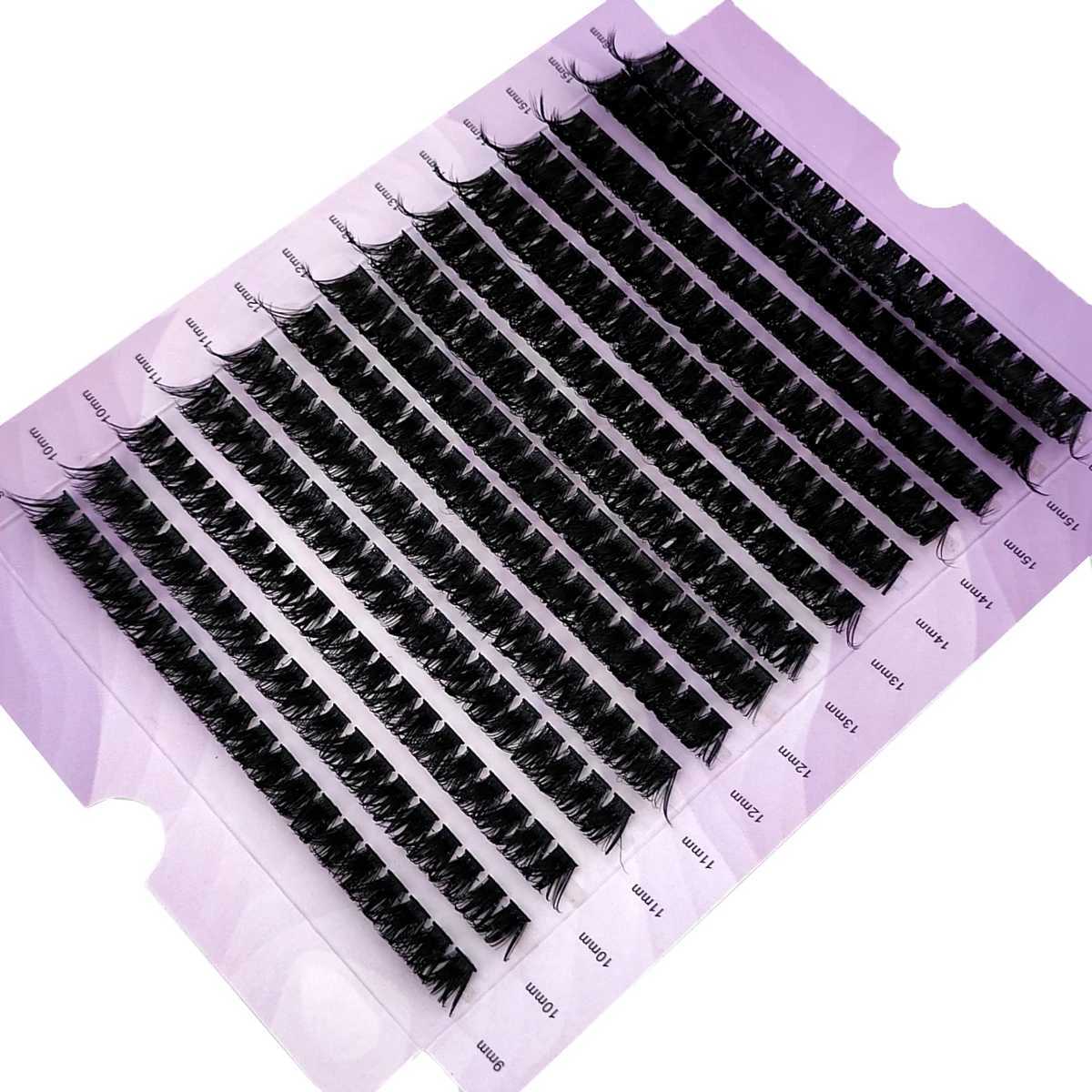 New 00D Mixed Tray 9-6mm Individual Lashes 3D Russia Volume Eye Lashes Soft Natural Lashes Mink Lash Cluster False Eyelash W250627