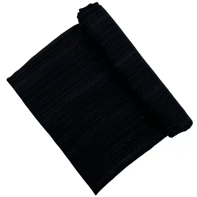 T1083 New Fashion Thin Long Chiffon Silver Silk Pleated Women's Scarf Shawl