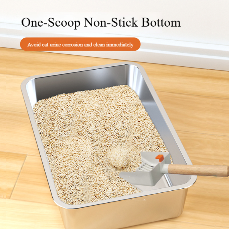 Sterilizable & Odor-Control Cat Litter Box for Large Spaces - Easily Disassembled