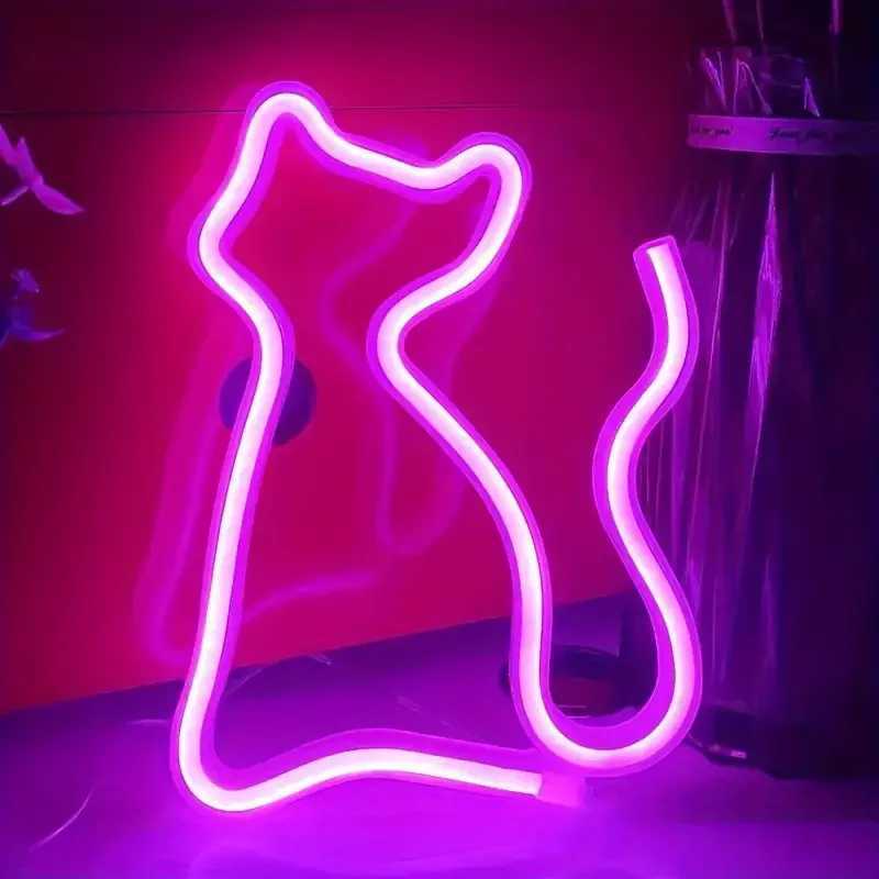 Neon Lights Artistic LED Ornaments Lights USB/battery Powered Holiday Parties Weddings Bars Rooms Night Sign Light 304 XJ250626