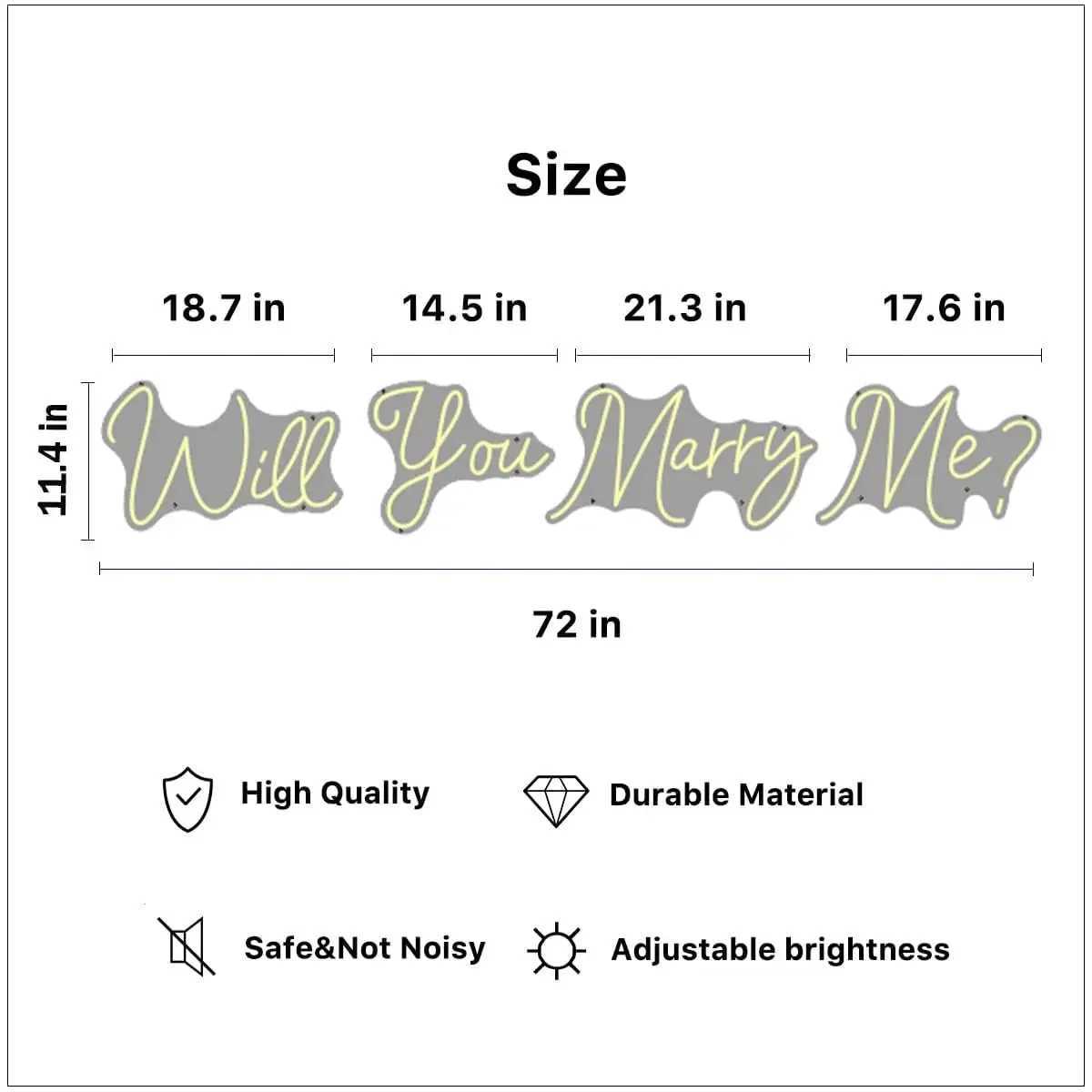 Will You Marry Me Neon Sign Custom Bedroom Bar Wedding Engagement Party Home Wall Decoration Personalized Gift For HerXJ250626