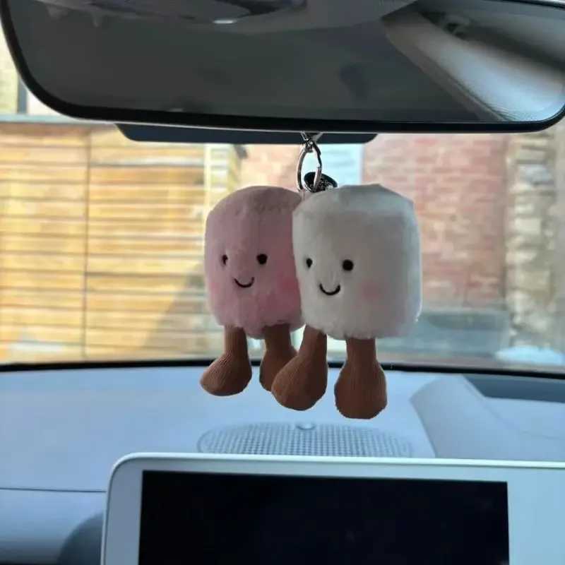 Jelly Cat Plush Cotton Candy Two Tone Cute Soft Two Tone Keychain Bag Pendant Plush Accessories Doll Car Pendant Holiday GiftsXJ250627