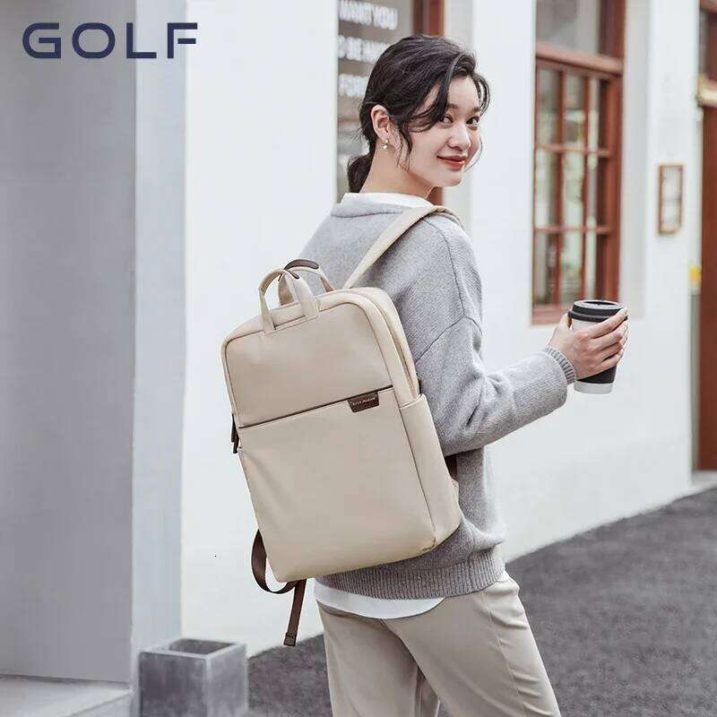 GOLF Laptop Slim Women Business Travel Backpack Nylon Waterproof Elegant Ladies Back Pack Bags 13 15 6 17 Inch Notebook