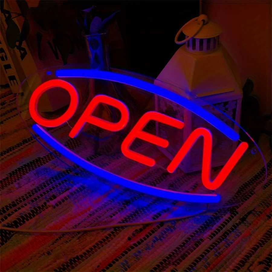 Open Neon Sign LED Neon Light for Commercial Wall Light USB Powered for Bars Shops Coffee Shops Hotels Outdoor Decoration XJ250626