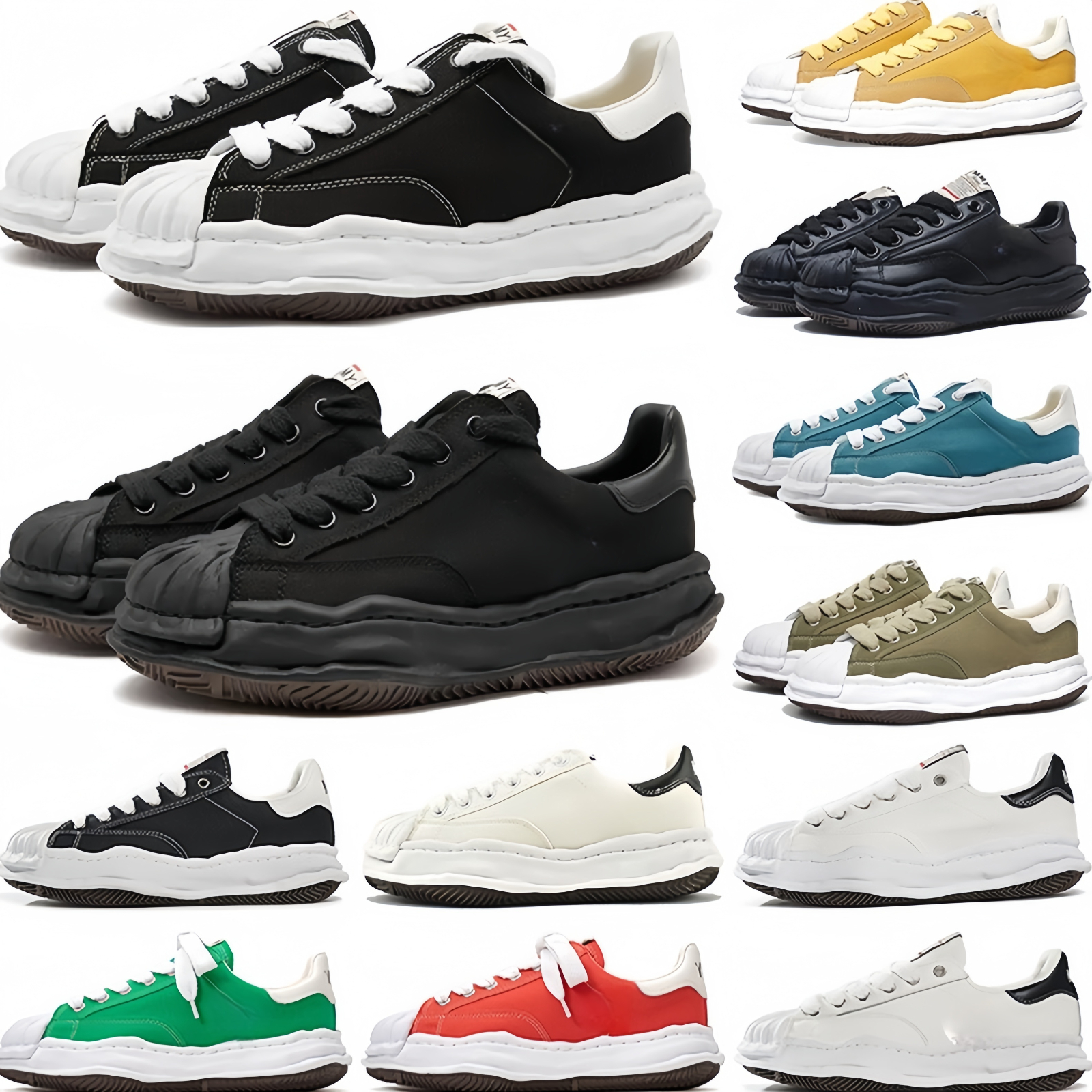Casual Shoes Women Designer Men Platform Shoe Mihara Casual Shoes Black White Grey Yellow Olive Green Blue Red Brown Mens Trainers Outdoor Sneakers Size 36-45