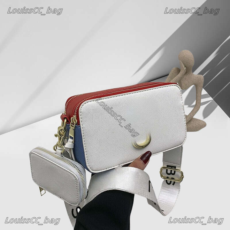 Mar Designer Snapshot Multicolor Camera Bag Handbag Cross Body Flap Women Clutch Leather Marcv Jacobns Adjustable Strap Carteras De Marca De Lujo Shoulder Bag F83