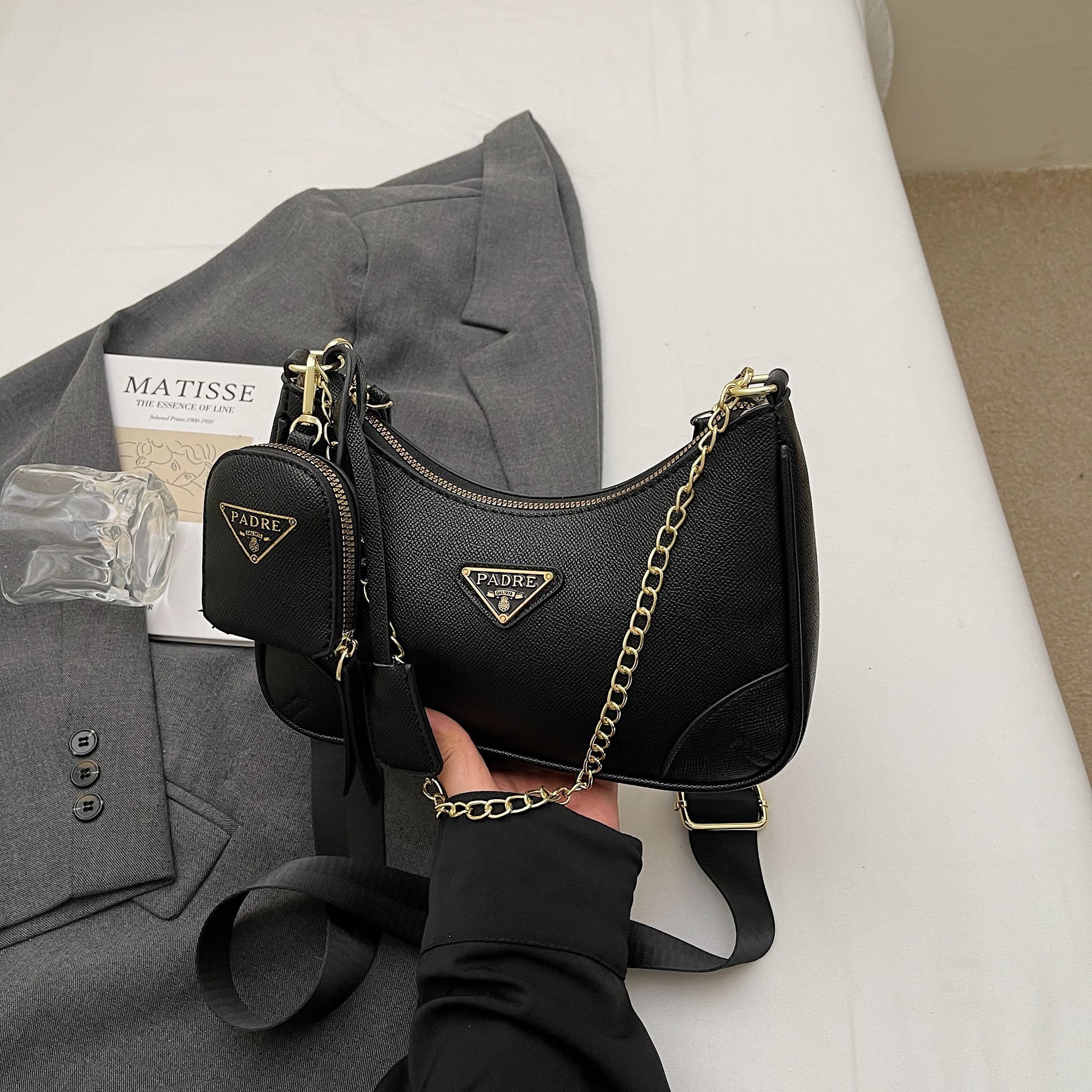 Designer Bag Fashion Ladies Shoulder Bag Luxury Designer Purse Crossbody 2025 Mini Bag 2 in 1 Hobo Bag High Quality Leather Dumpling Bag Long Shoulder