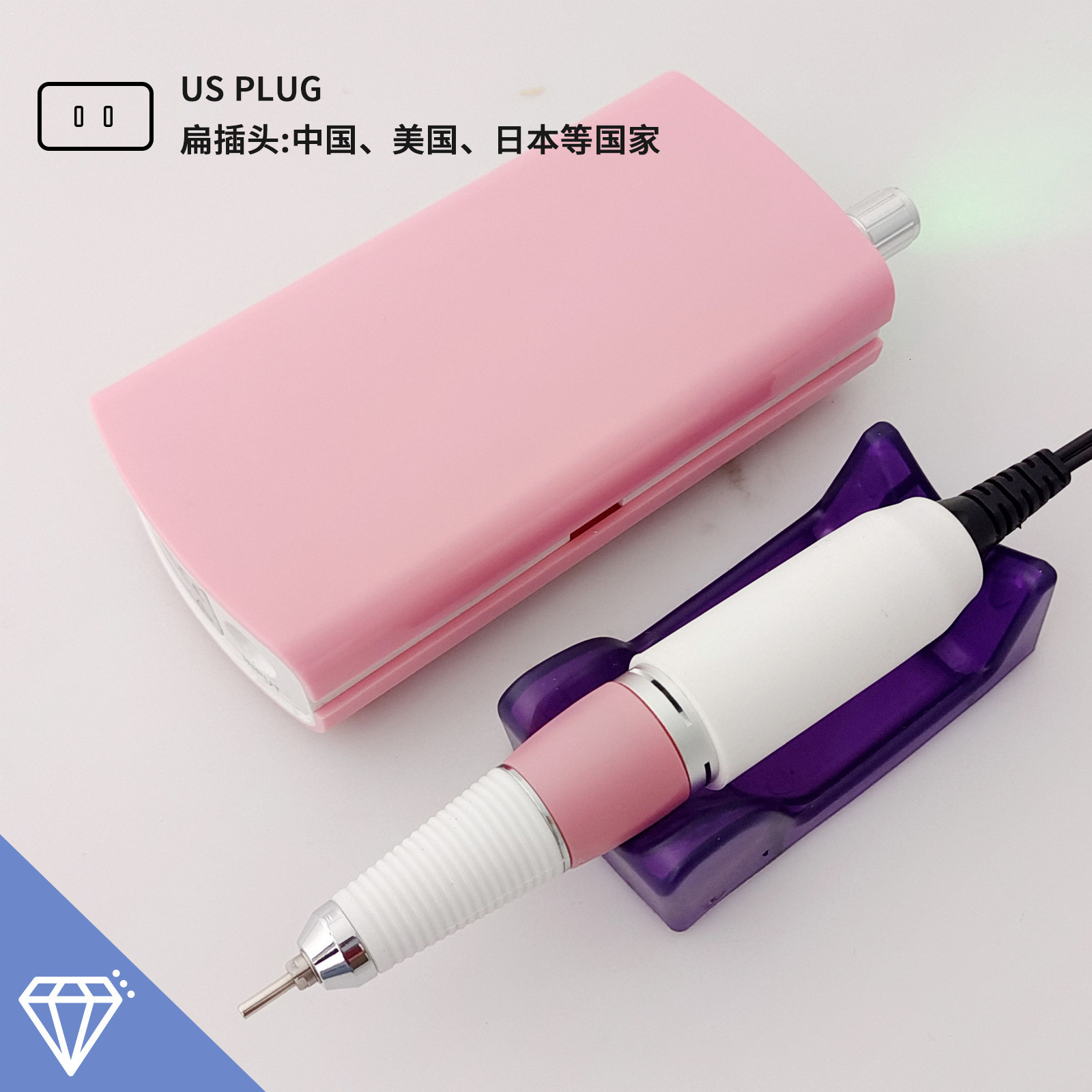 Arrival 30000RPM Portable Electric Nail Drill Machine Rechargeable Cordless Manicure Pedicure Set Nail Polishing machine 241118