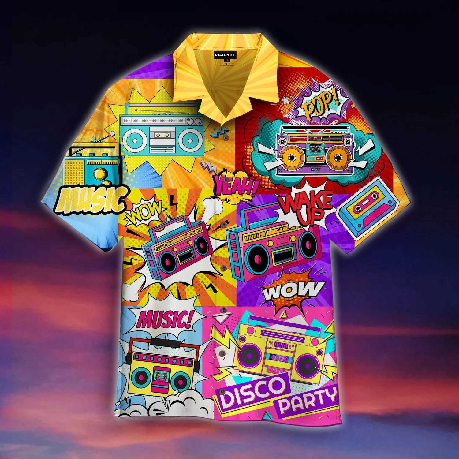 Hawaiian Flower Casual Shirt Men Vacation Daily Tops Pattern 3D Coconut Tree Print Fashion Shirts Y2k Unisex Clothing W250627