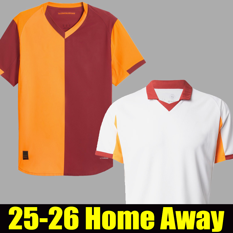 Galatasaray 25 26 soccer jerseys ICARDI 2025 2026 Davinson Sanchez Victor Nelsson Kerem Akturkoglu Home Away Men Kids Football Shirts kit set