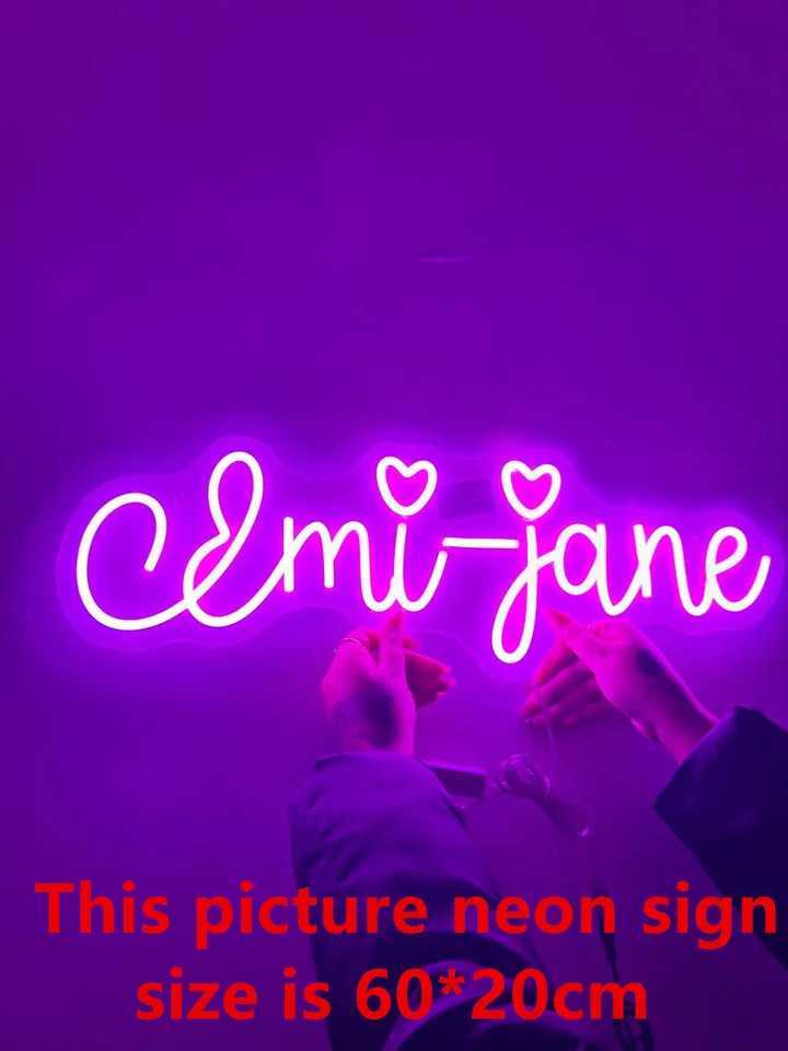 Custom Neon Sign LED Neon Night Light for Wedding Home Decorations Wall Lamp Personalized Name Business Birthday Gift XJ250626