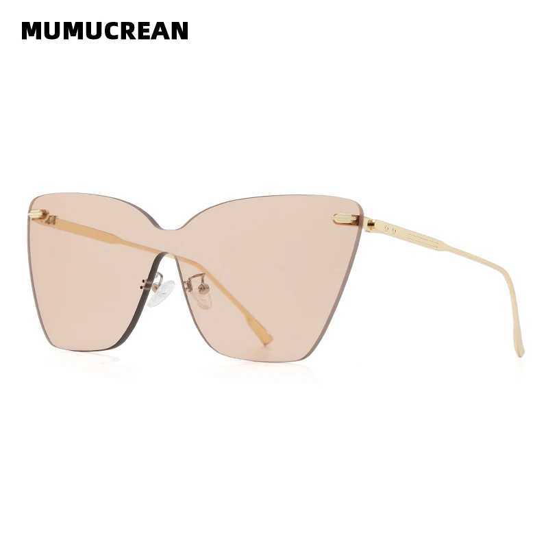 New style sunglasses JS8524 fashion European and American one-piece frameless sunglasses anti-ultraviolet womens same style U250627