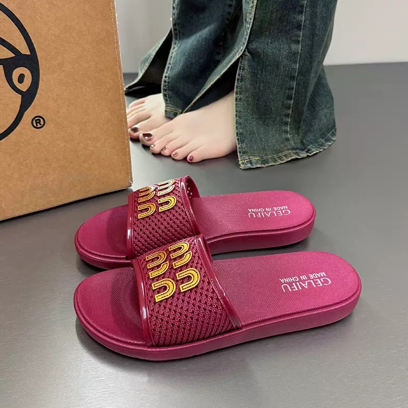Top Designer Sandals free shipping 2025 new fashionable flat bottomed casual woven sandals indoor outdoor slippers for women 001 ed