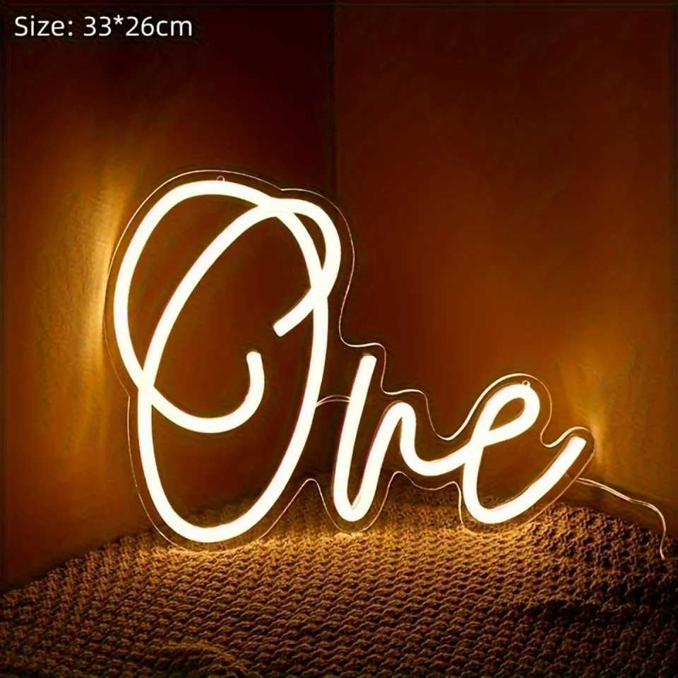 One LED Neon Lights LED Neon Lights Wedding Birthday Party Bar Night Lights For Bar Restaurant Christmas Gift XJ250626