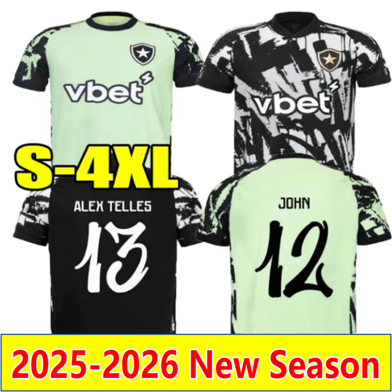 25 26 Botafogo Futebol Volt soccer jersey 2025 2026 MATHEUS MARTINS M.PONTE 25 26 football shirt ALEX TELLES JOHN maillots de futol men size S-4XL