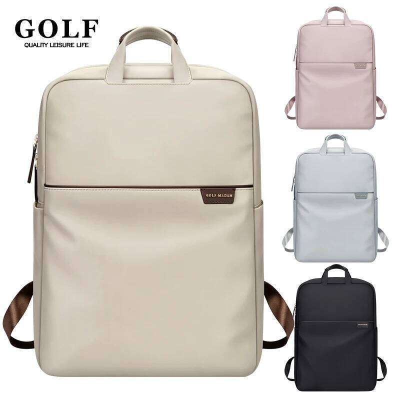 GOLF Laptop Slim Women Business Travel Backpack Nylon Waterproof Elegant Ladies Back Pack Bags 13 15 6 17 Inch Notebook