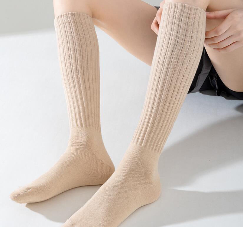 6 pairs of womens fashionable colorful comfortable breathable classic European and American style casual sports long socks R250627