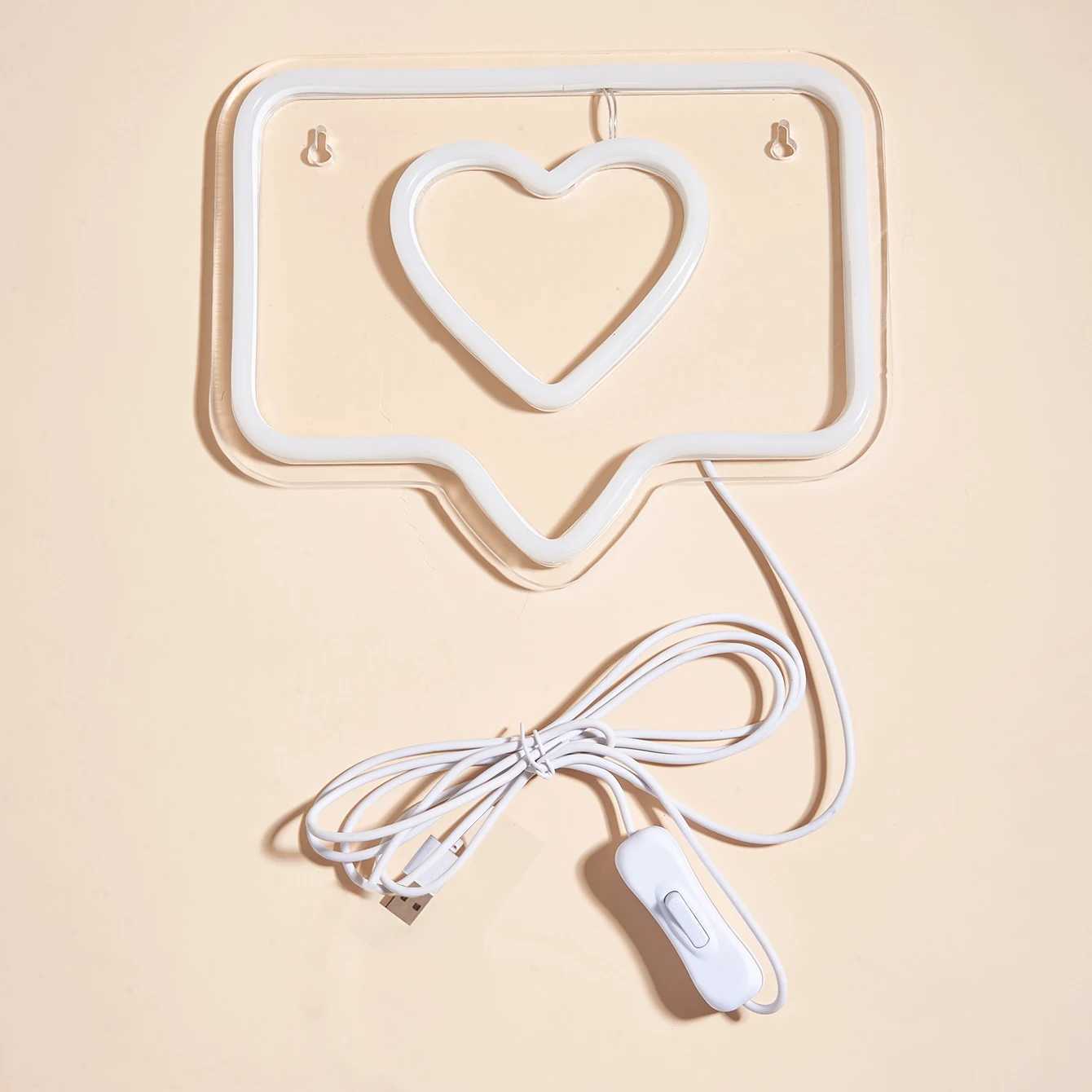 Chi-buy Backboard LED Neon Sign USB Powered Neon Signs Night Light 3D Wall Art Game Room Bedroom Living Room Decor Lamp Signs XJ250626