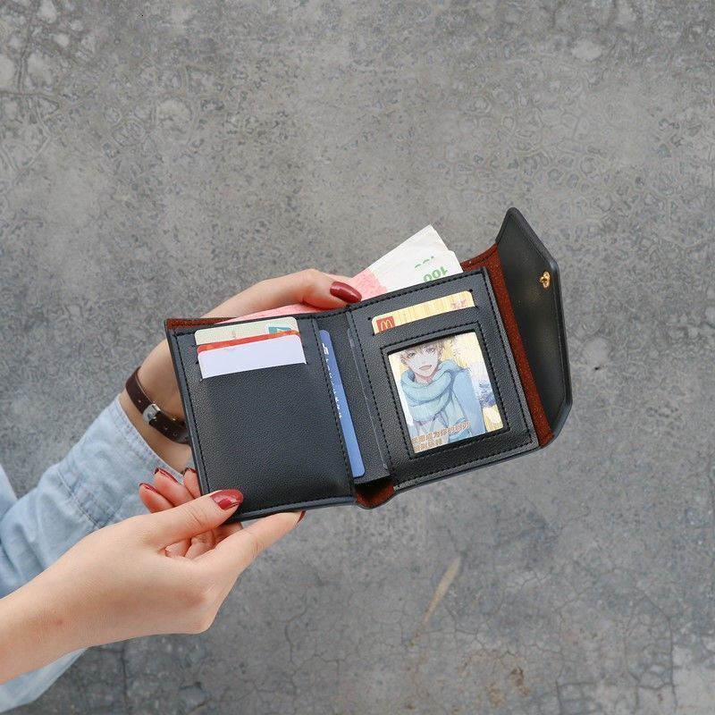 Designer Wallet Retro Women's Wallet, Classic Short Wallet, High Quality Leather Large Capacity, Multi Card Slot, Multi Function, Luxury Mini Bag