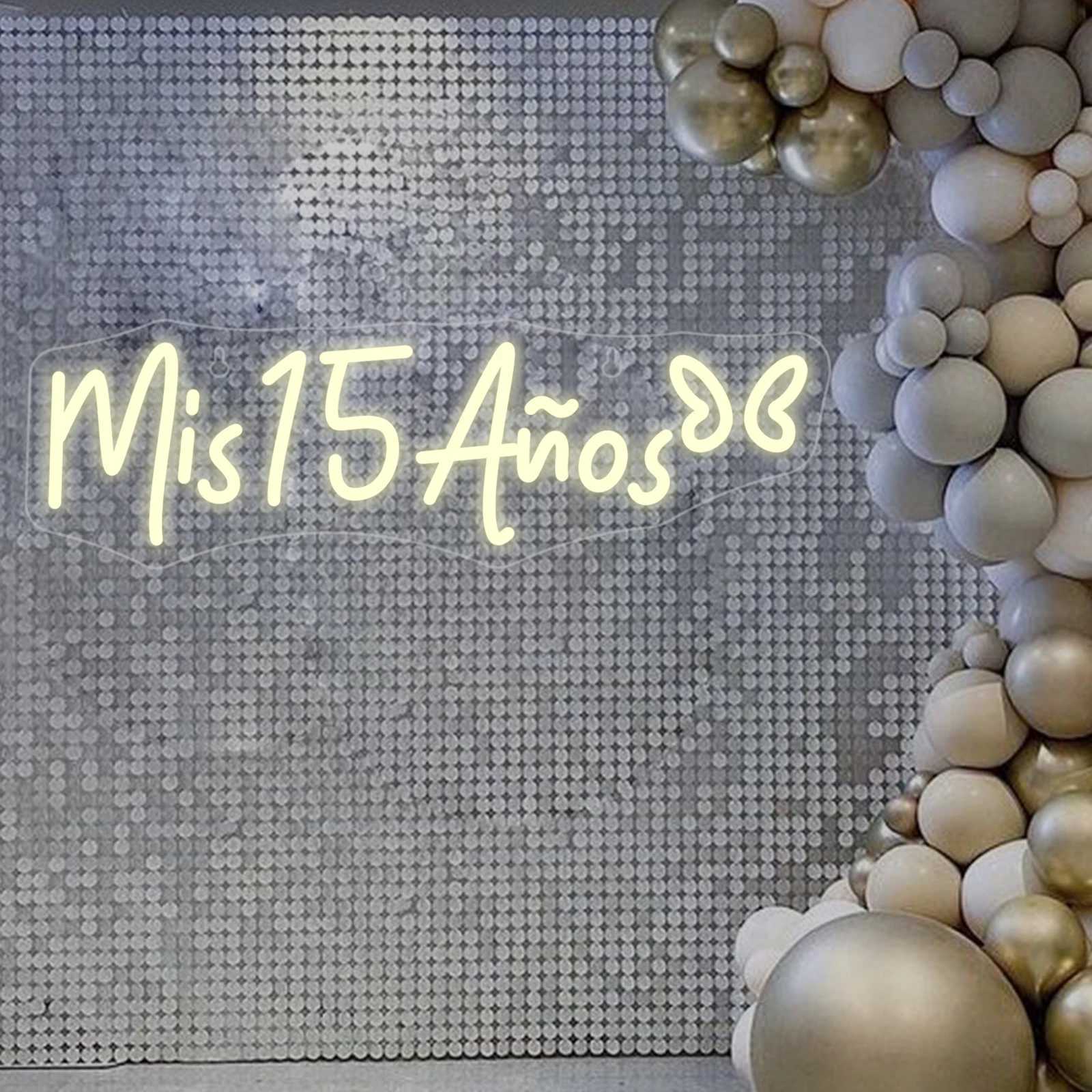 My 15 Years Neon Sign Cool Birthday Party Room Decoration LED Light Up Sign Wall Decor For Home Living Room Party Kids Nice Gift XJ250626