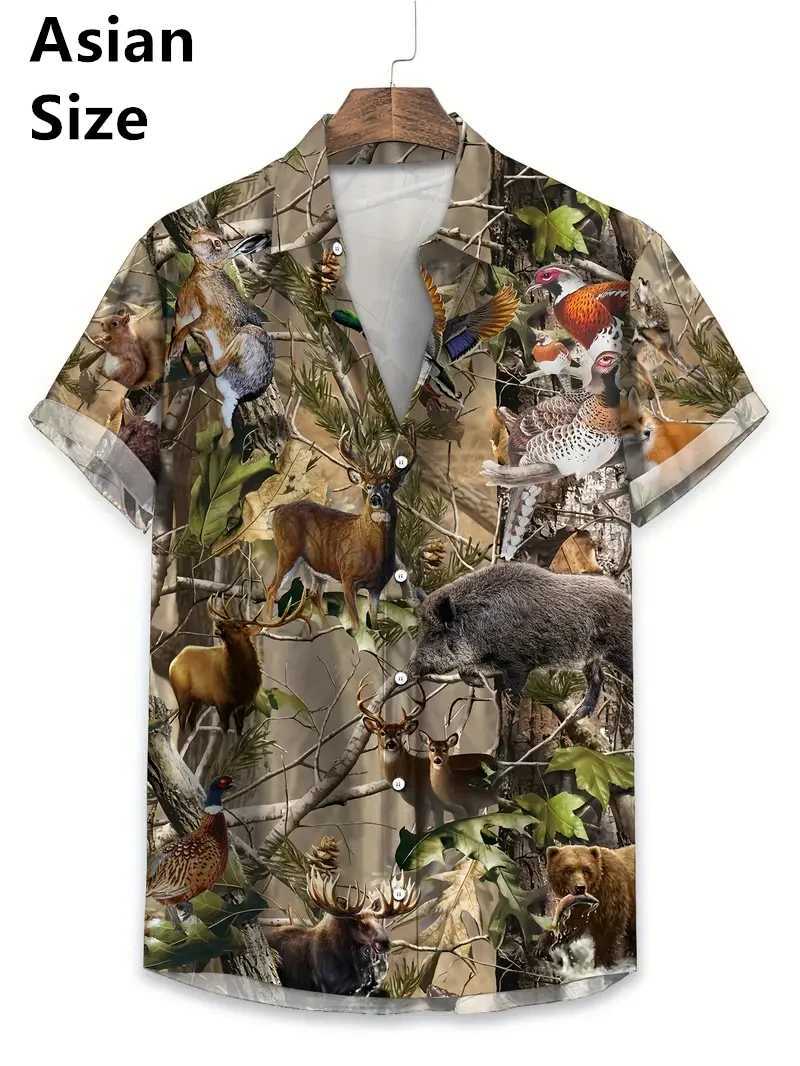 2025 Hawaiian Man Dress Shirts 3D Printed Loose Plus Size 6XL Shirts Blouses High Quality Mens Clothing Beach Party Sweatshirts W250627