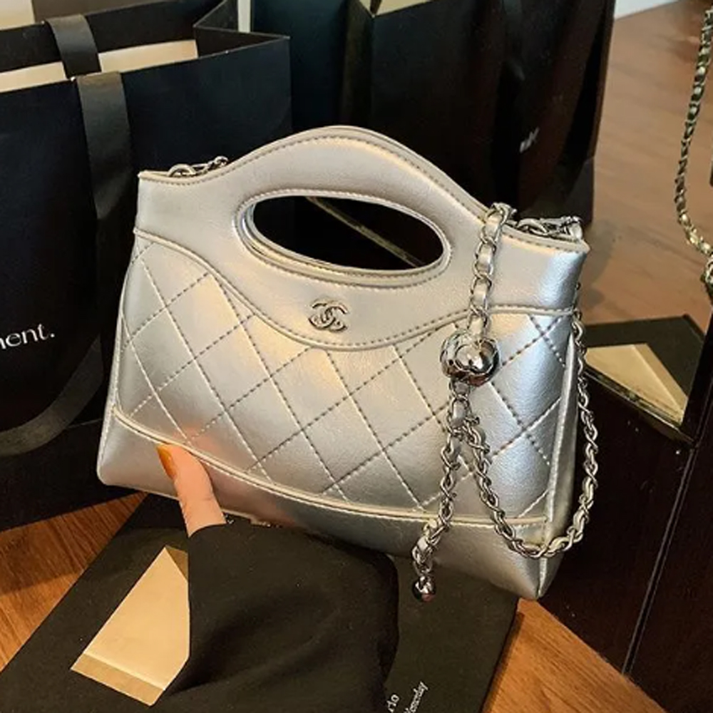 Designer Bags Metal Chain Shoulder Crossbody 10A High Quality Quality Caviar Style Litchi Leather Hardware Hardware Square Luxury Tote Bags Multicolor