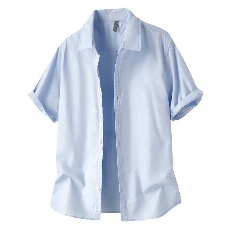 Summer New American Streetwear Short-sleeved Shirts Mens Single Breasted Hot Sale Casual Cotton Shirt Jacket Plus Size 3XL 4XL W250627