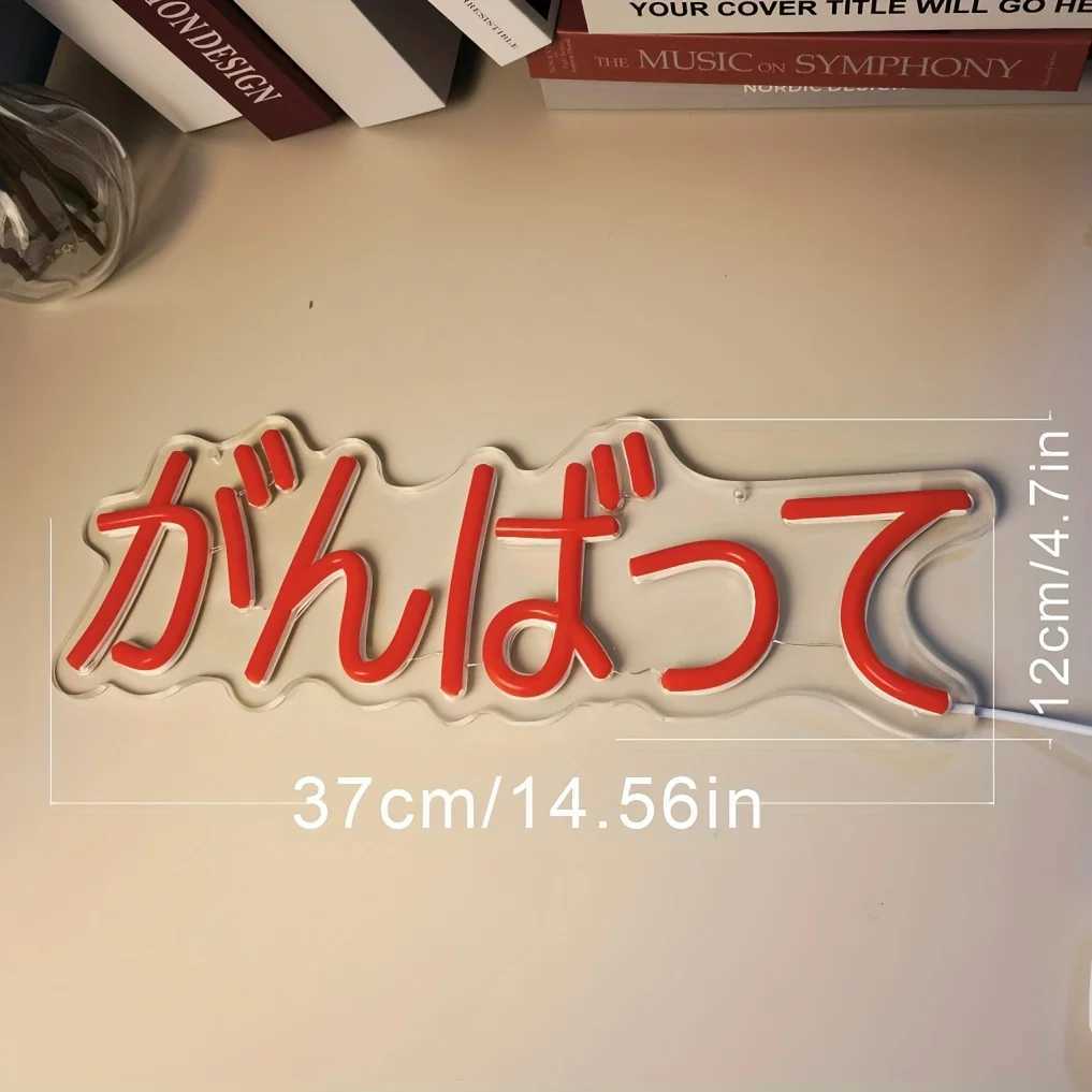 Japanese LED Neon Light SignCute Anime Light Up Wall Decor Sign Teenager Girls Bedroom Gift Birthday Party GiftsXJ250626