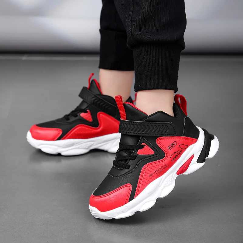 New Youth Leather Face Seasonal Outdoor Sports Shoes Basketball Shoes W250627