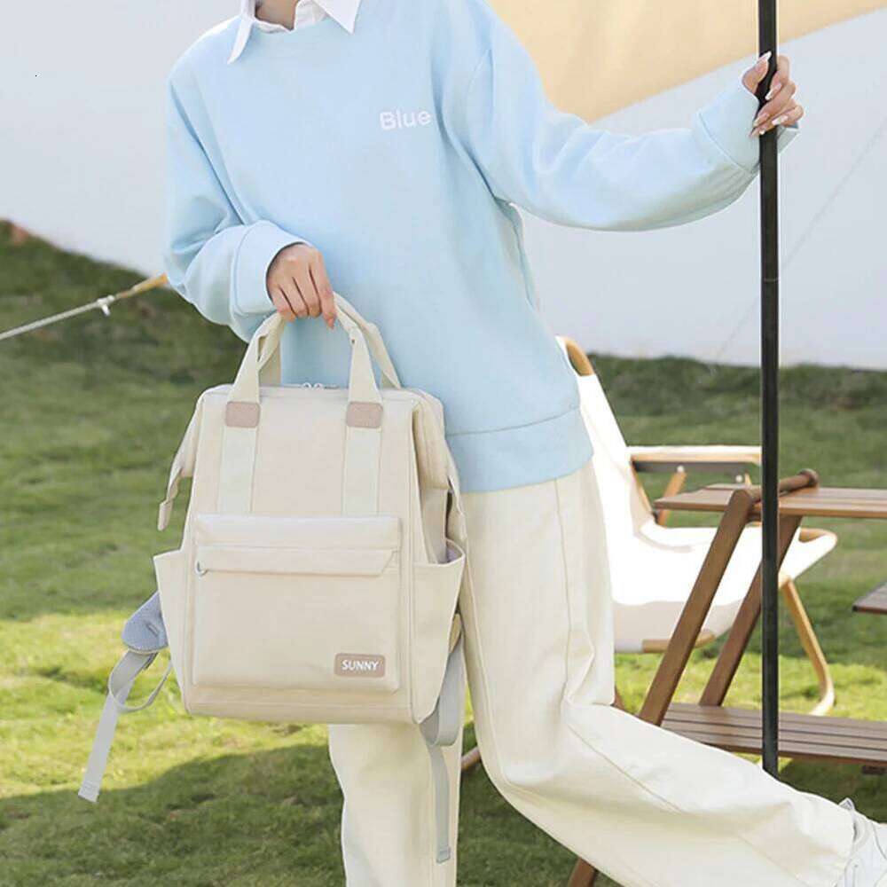 Oxford Big Laptop with Zipper Closure Casual School Bookbag Book Storage and Travel Backpack for Student Girls