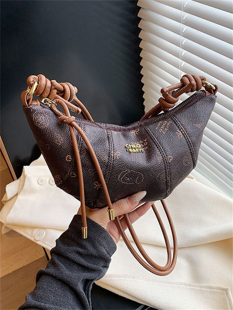2025 new free shipping designer Single shoulder Pillow bag Vintage solid color casual versatile Tote package fashionable women pink white
