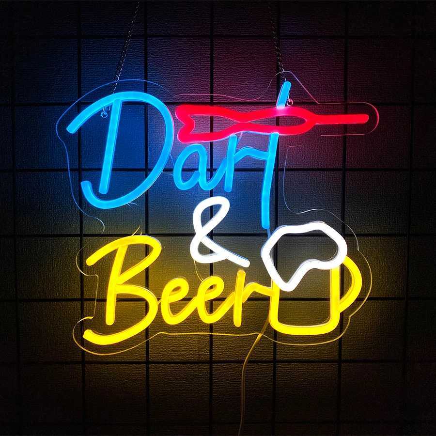 Beer Neon Sign For Wall Decor LED Neon Light For Man Cave Beer Bar Pub Store Bedroom Restaurant Club Hotel Party Gifts XJ250626