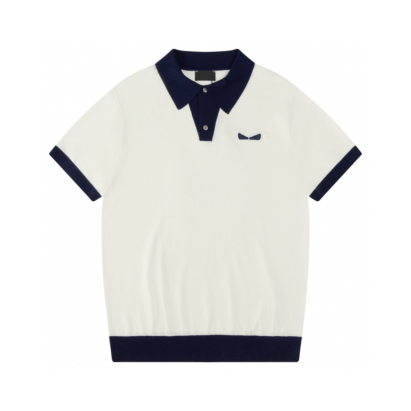 Men's Plus Tees & Polos t-shirts Round neck embroidered and printed polar style summer wear with street pure cotton 4133t