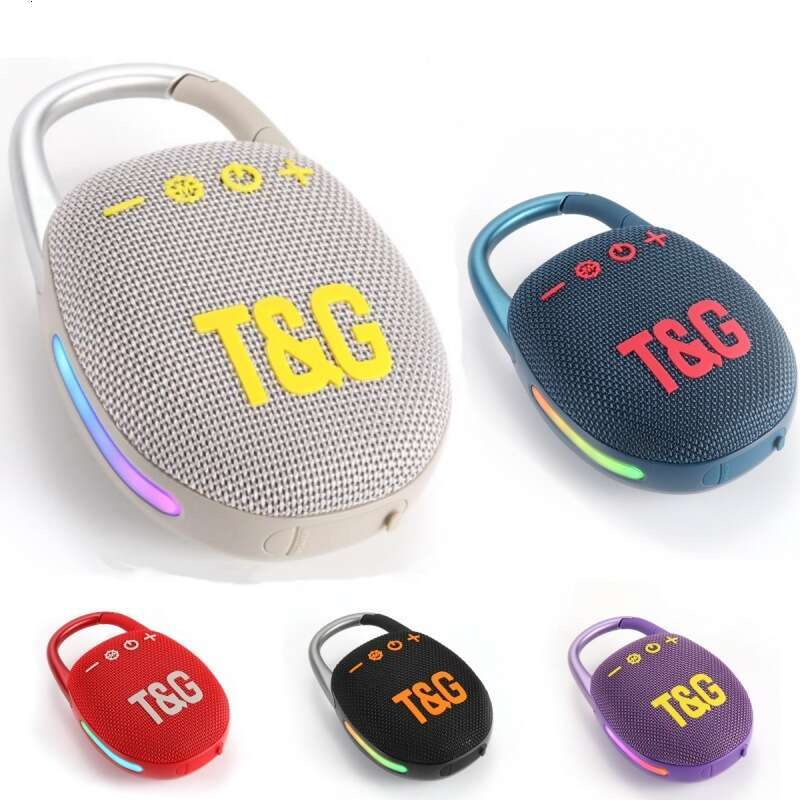 New TG447 Bluetooth Outdoor Mini Hiking Desktop Portable Wireless LED Light Subwoofer Gift Speaker