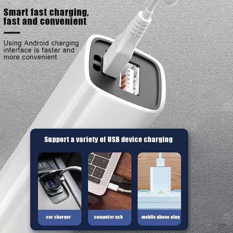 2 IN 1 400LM Mini Torch Power Bank Ultra Bright Tactical LED Flashlight Outdoor Lighting 3 Modes With USB Charging Cable W250701