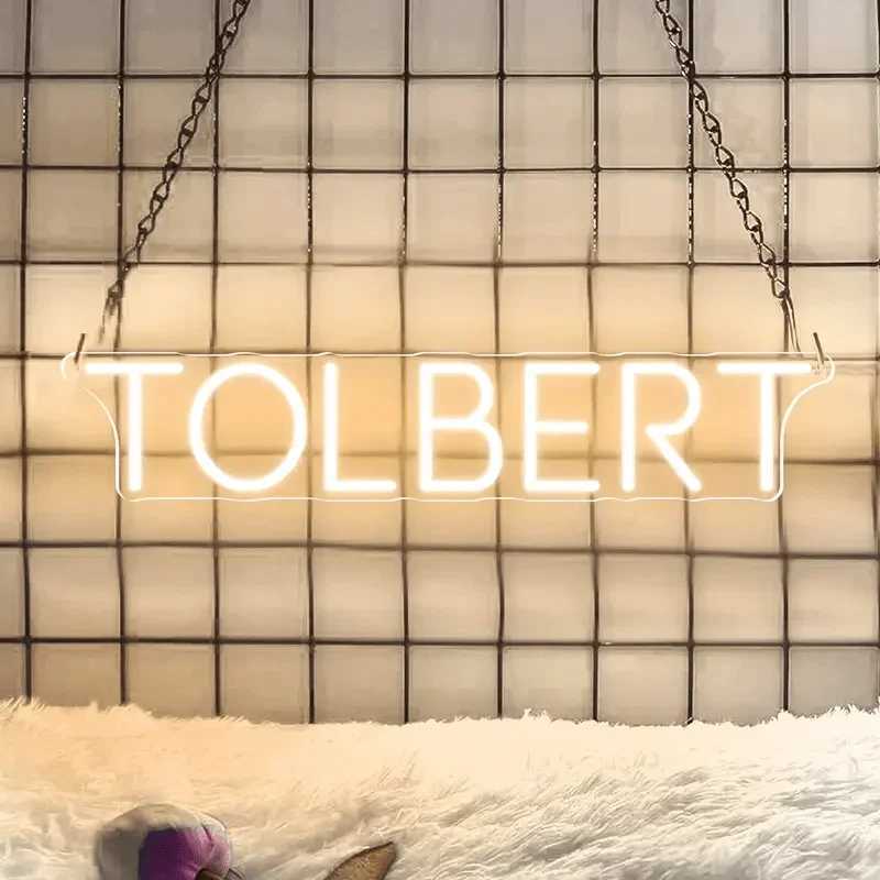 Name Neon Sign LED Dimmable Custom Neon Sign Wedding Birthday Customized Gifts Boy Girl Bedroom Wall Decor Hanging Neon XJ250626