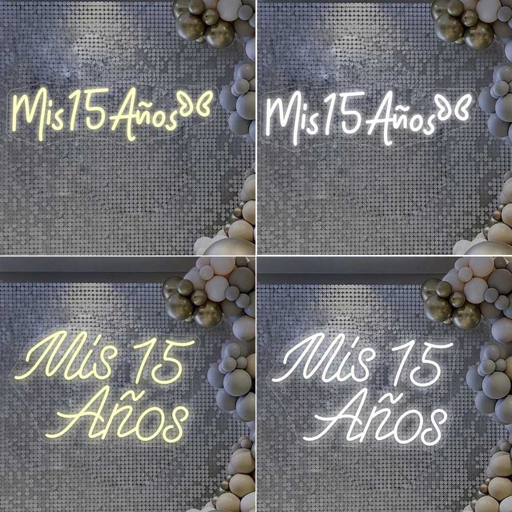 My 15 Years Neon Sign Cool Birthday Party Room Decoration LED Light Up Sign Wall Decor For Home Living Room Party Kids Nice Gift XJ250626