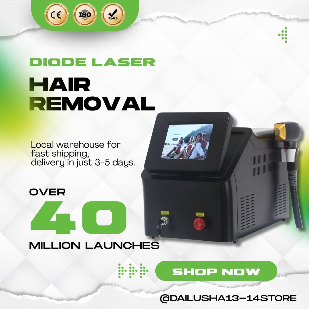 Mini 808 Laser Diode Hair Removal Machine Painless Cooling Epilator Professional Laser Depilator for Woman & Man House Devic