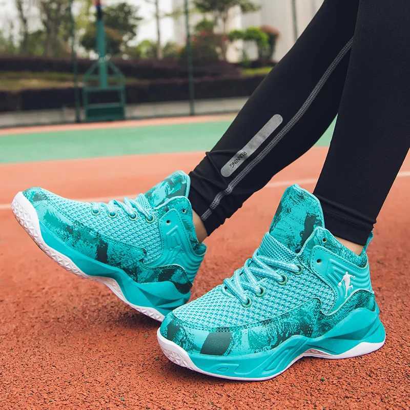 Hot Sale Brand Kids Basketball Shoes Outdoor Comfort Sports Shoes for Boys High Top Basketball Sneaker Boy Basket Trainer Shoes W250627