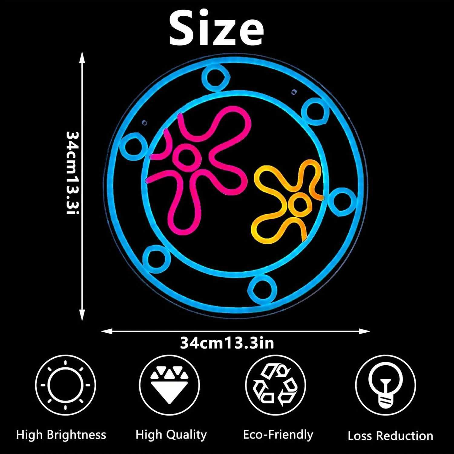 Ocean World Porthole Neon Light Signs for Wall Decor USB Powered Light for Game Room Bedroom Birthday Wedding Party Kids GiftsXJ250626