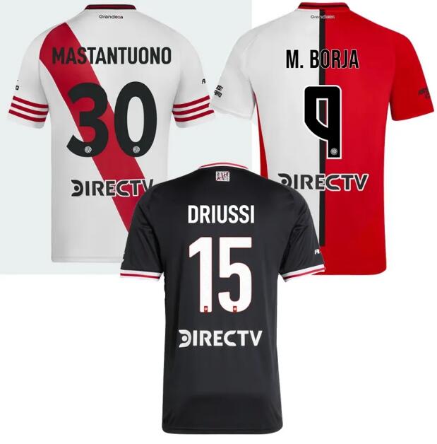 2024 2025 2026 River Plate Soccer Jerseys MASTANTUONO MONTIEL LANZINI DRIUSSI COLIDIO M.BORJA M.ROJAS Acuna ALIENDRO 25 26 football men kids shirt