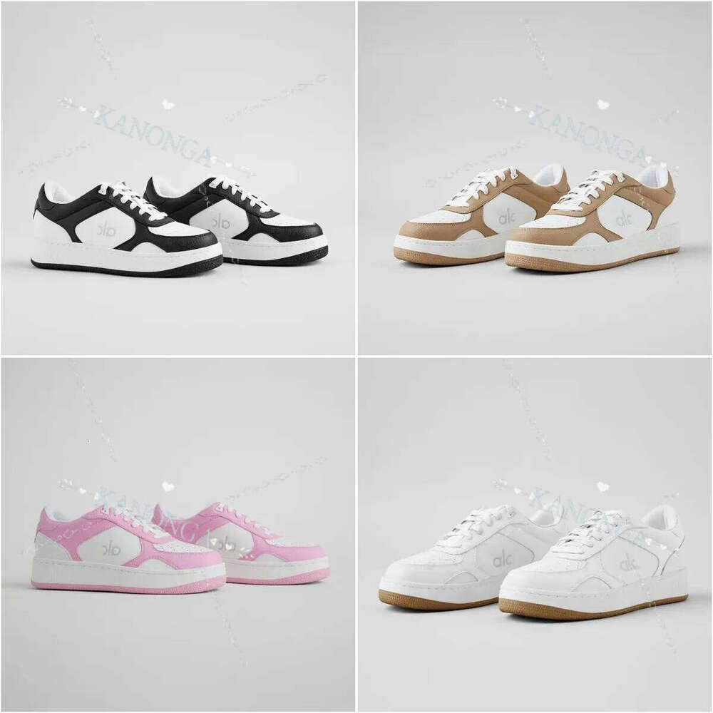 Designer Aloshoes Spring Dhgate 2025 Shoes, White For Girls, School Style, Versatile, Niche And Casual Sports Alos Shoes Aloha Sneakers