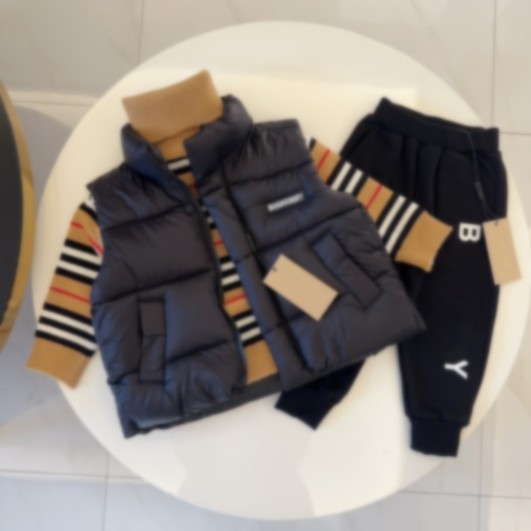 top baby jacket sweater pant winter clothe kids designer clothes kid three piece suit partydress girl boy coat luxury New child coats sets fashion comfortable